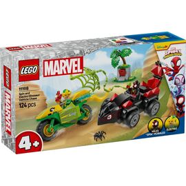 Конструктор LEGO Spidey Гонки на электромобилях с динозаврами (11198)