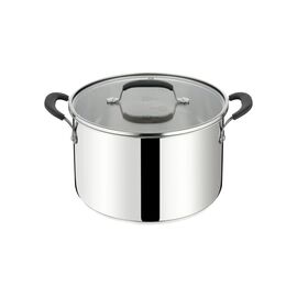 Кастрюля Tefal Jamie Oliver Home Cook, 8.4л, з кришкою, нержавіюча сталь, силікон (E3186375)