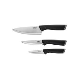 Набір ножів Tefal Comfort, 3шт, нержавіюча сталь, пластик, чорний (K221S375)