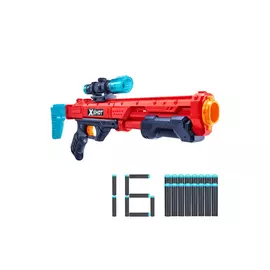 Игрушечное оружие Zuru X-Shot Red Быстрострельный бластер EXCEL Hawk Eye (16 патронов) (36435R)