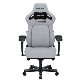 Кресло игровое Anda Seat Kaiser 4 Fabric Size L Grey (AD12YDDC-L-20-G-CF)