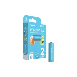 Аккумулятор Panasonic Eneloop Lite AA 950mAh NI-MH * 2 (BK-3LCCE/2BE)