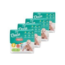 Подгузники Dada Extra Soft 3 Midi (6-11 кг) 136 шт. (4 упаковки по 34 шт) (4820174989613)