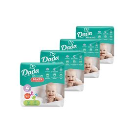 Подгузники Dada Extra Soft 4 Maxi (9-15 кг) 128 шт (4 упаковки по 32 шт) (4820174989606)