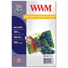 Фотобумага WWM 10x15 (M180.F100)