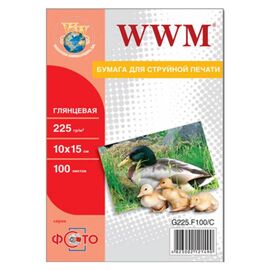 Фотобумага WWM 10x15 (G225.F100/ G225.F100/С)