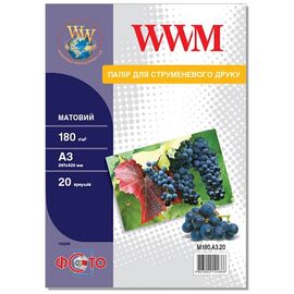 Фотобумага WWM A3 (M180.A3.20)