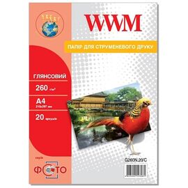 Фотобумага WWM 10x15 (G260N.F20/C)