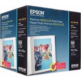 Фотобумага Epson 10х15 Premium Semigloss Photo (C13S042200)