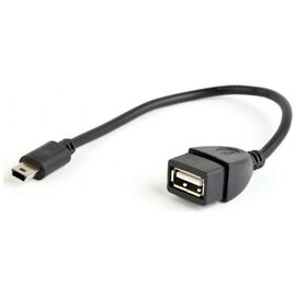 Дата кабель OTG USB 2.0 AF to Mini 5P 0.15m Cablexpert (A-OTG-AFBM-002)