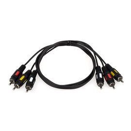 Кабель мультимедийный 3RCA to 3RCA 0.8m Atcom (10808)