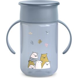 Поильник-непроливайка Suavinex Bear Family 340 мл, 12 мес. (402645)