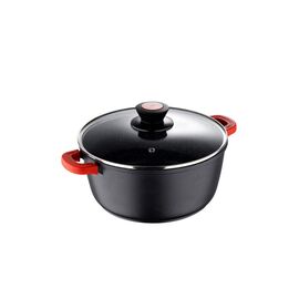 Каструля Bergner Chroma, з кришкою 28 см, 6 л (BG-30116-BK)