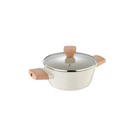 Кастрюля Bergner Naturally, з кришкою 20 см, 2.4 л (BG-34745-CR)