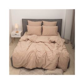 Постельное белье MirSon Cream beige Вареный хлопок 200х220 (2200007885329)