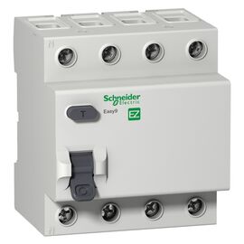 Дифференциальный автоматический выключатель Schneider Electric EZ9 4P 25A 30mA (EZ9R34425)