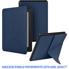 Чохол до електронної книги BeCover Ultra Slim Origami Amazon Kindle Paperwhite 12th Gen. 2024 7" Deep Blue (712838)
