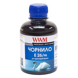 Чернила WWM EPSON XP-600/XP-605/XP-7005 (Photo Black) (E26/PB)