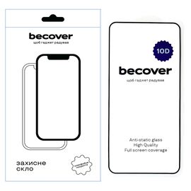 Стекло защитное BeCover Samsung Galaxy S25 Plus SM-S936 10D Black (712722)