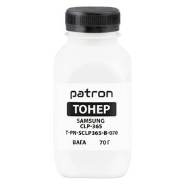 Тонер SAMSUNG CLP-365 BLACK 70г Patron (PN-SCLP365-B-070)