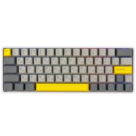 Клавиатура Epomaker EP64 60 Mulan Switch Hot-Swap RGB Wireless/Bluetooth/USB UA White (EP64-W-M)