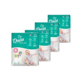 Подгузники Dada Extra Soft 6 XL (15+ кг) 112 шт (4 упаковки по 28 шт) (4820174989583)