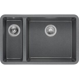 Мойка кухонная GRANADO Under top DOUBLE grafito (gr3409)