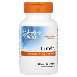 Антиоксидант Doctor's Best Лютеин, 20 мг, Lutein, 60 капсул (DRB-00192)