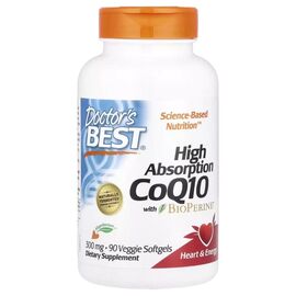 Витаминно-минеральный комплекс Doctor's Best Коэнзим Q10 высокой абсорбации с Биоперином, 300 мг, High Absor (DRB-00527)