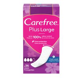 Ежедневные прокладки Carefree Plus Large Fresh 36 шт. (3574661604770/3574661487656)