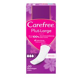 Ежедневные прокладки Carefree Plus Large 20 шт. (3574661606248/3574661487649)