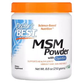 Витаминно-минеральный комплекс Doctor's Best МСМ в порошке, Метилсульфонилметан, MSM Powder with OptiMSM, 250 гр (DRB-00076)