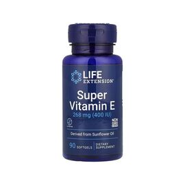 Витаминно-минеральный комплекс Life Extension Витамин E, 268 мг, Super Vitamin E, 90 гелевых капсул (LEX-18639)