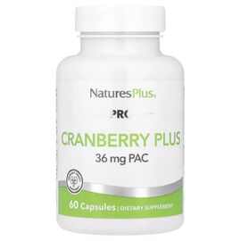 Вітамінно-мінеральний комплекс Natures Plus Журавлина органічна, PRO Cranberry Plus, 60 капсул (NAP-39516)