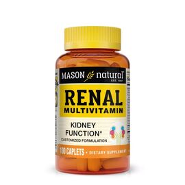 Витаминно-минеральный комплекс Mason Natural Мультивитамины для почек, Renal Multivitamin, 100 каплет (MAV18601)
