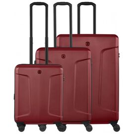 Набір валіз Wenger Legacy 3 в 1 (S,M,L) пластик, 4 колеса, червоний (612532)