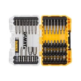 Набор бит DeWALT Phillips, Pozidriv, Torx, L= 25, 50 мм, головки 8, 10 мм, маг. держ., 40 шт, кейс (DT70705)