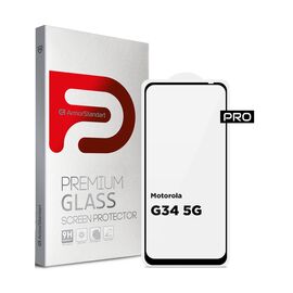 Стекло защитное Armorstandart Pro Motorola G34 5G Black (ARM73850)