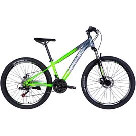 Велосипед Space 26" Mars AM DD рама-13" St зелено-сріблястий 2025 (OPS-SP-26-037)
