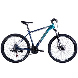 Велосипед Space 27.5" Phaeton AM DD рама-19" Al синьо-зелений 2025 (OPS-SP-27.5-036)