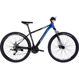 Велосипед Space 27.5" Phaeton AM DD рама-19" Al чорно-синій 2025 (OPS-SP-27.5-040)