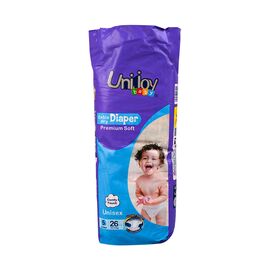 Подгузники Unijoy baby Soft XL 5 (14-17 кг) 26 шт (6998526216200)