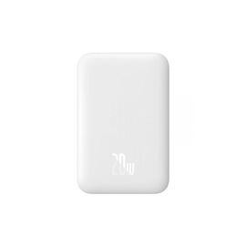Батарея универсальная Baseus Magnetic Wireless Mini 6000mAh 20W, PD QC/3.0, white (P10059002223-00)
