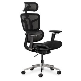 Офісне крісло Mealux S4 Air Black (HF-S4 M/B)