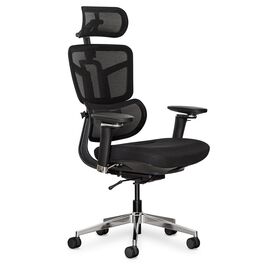 Офісне крісло Mealux S4 Air Fabric Black (HF-S4 F/B)