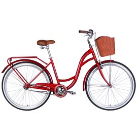 Велосипед Dorozhnik 28" Aquamarine рама-19" бордовий 2025 (OPS-D-28-492)