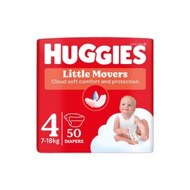 Подгузники Huggies Little Movers 4 (7-18 кг) Jumbo 50 шт (5029053567587)