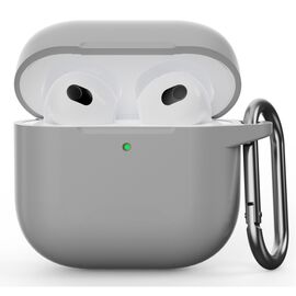 Чехол для наушников Armorstandart Hang Case для Apple AirPods 4 Light Grey (ARM81284)
