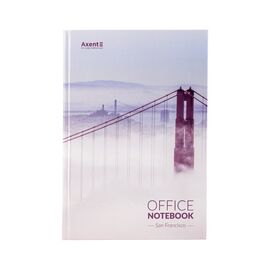 Канцелярская книга Axent San Francisco А4 в твердой обложке 192 листа клетка (8423-22-A)