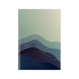 Канцелярская книга Axent Waves А4, 96 листов, клетка, синяя (8422-562-A)